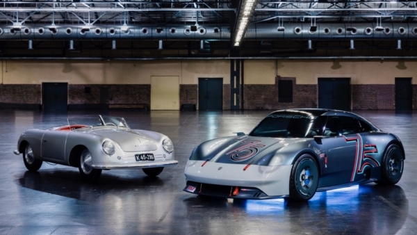 “Porsche” sāk svinēt 75 gadu jubileju ar unikālu izstādi un konceptautomobili “Porsche Vision 357”